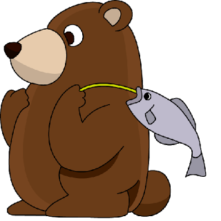 EL SALMÓN Y EL OSO